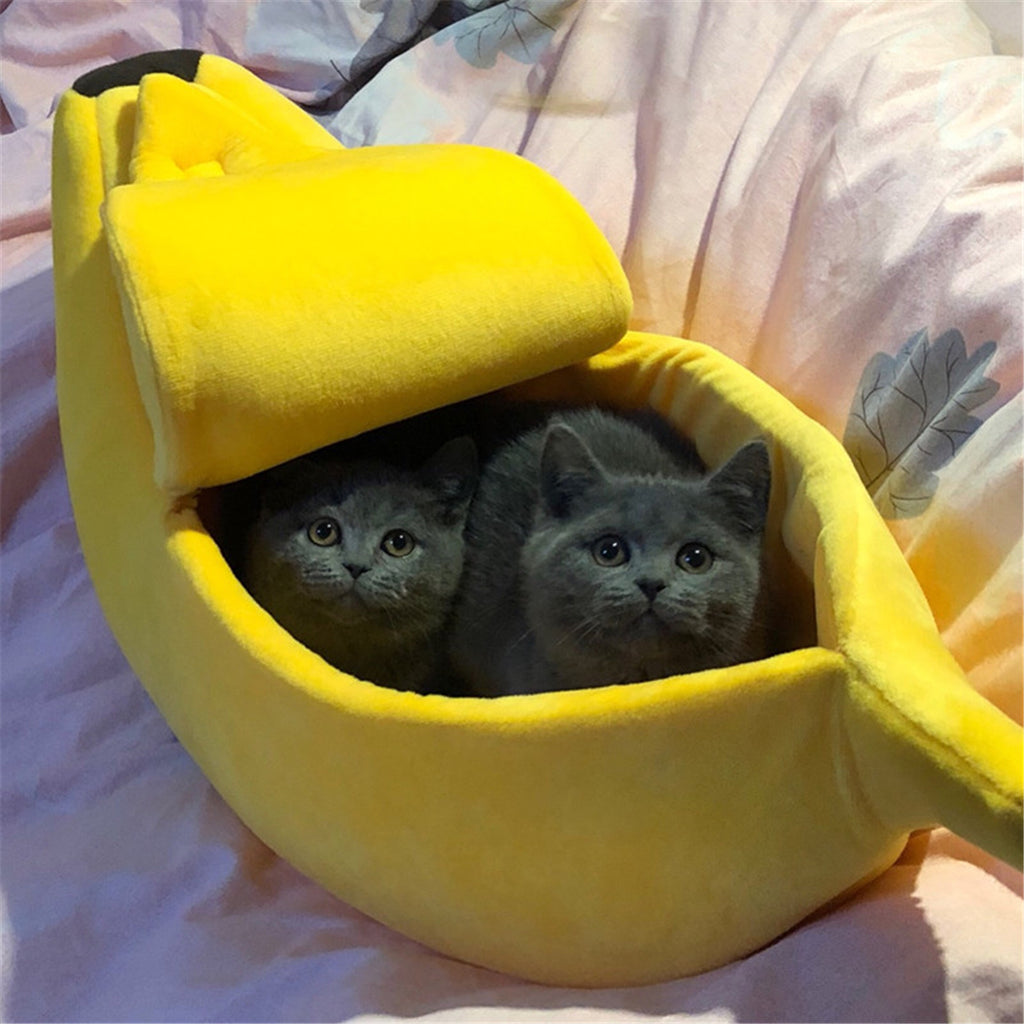 Banana Shape Pet Dog Cat Bed House for Cats and dogs