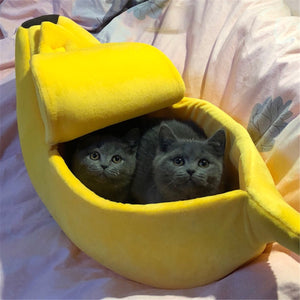 Banana Shape Pet Dog Cat Bed House for Cats and dogs