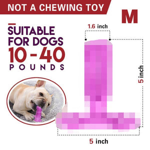 Pet Dog Toothbrush Chew Toy Doggy Brush Stick Soft Rubber Teeth Cleaning