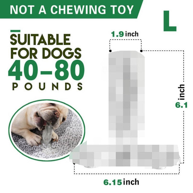 Pet Dog Toothbrush Chew Toy Doggy Brush Stick Soft Rubber Teeth Cleaning