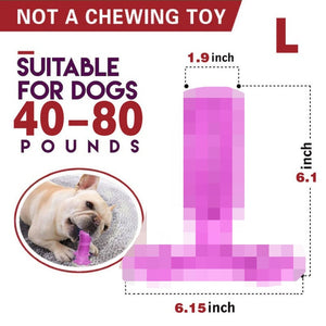 Pet Dog Toothbrush Chew Toy Doggy Brush Stick Soft Rubber Teeth Cleaning