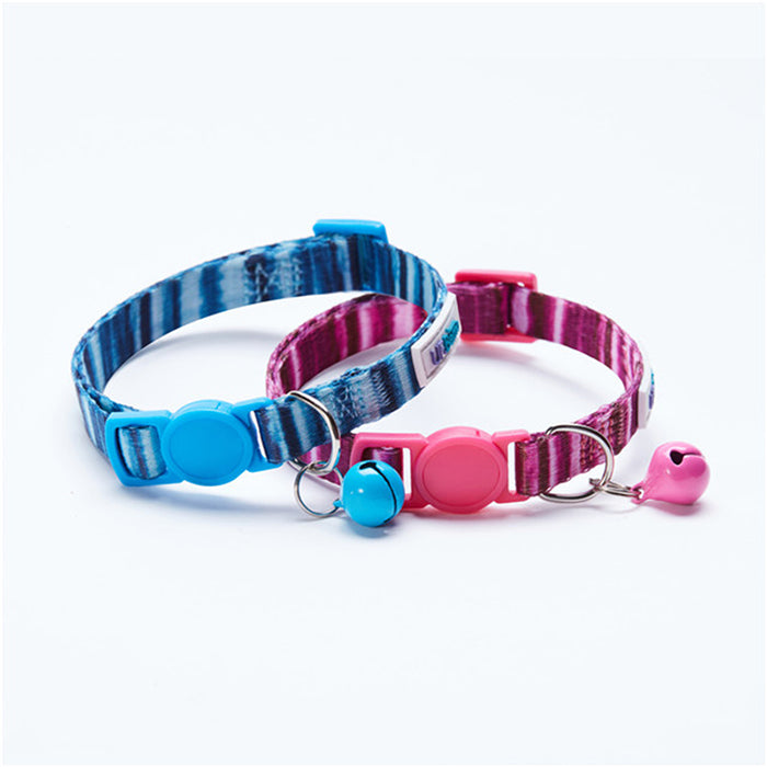 UFBEMO 2pcs pack Cat Collar Personalized breakaway with bell pet necklace