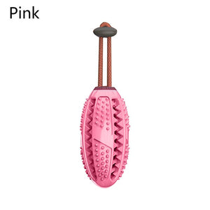 Dog Rubber Ball Interactive Food Dispenser Puppy Chew Toy Dog Toothbrush