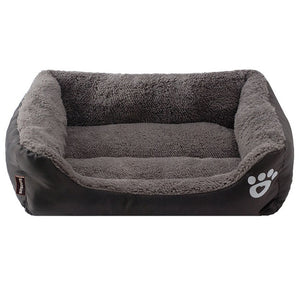 S-3XL 9 Colors Paw Pet Sofa Dog Beds Waterproof Bottom Soft Fleece Warm Bed House
