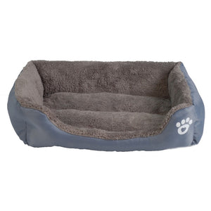 S-3XL 9 Colors Paw Pet Sofa Dog Beds Waterproof Bottom Soft Fleece Warm Bed House
