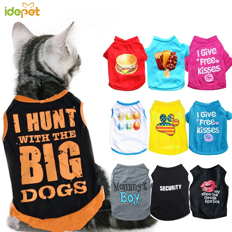 Summer Pet Cat Clothes for Cat Clothing Pet Clothes for Cats Coat Jacket Clothing for Cats