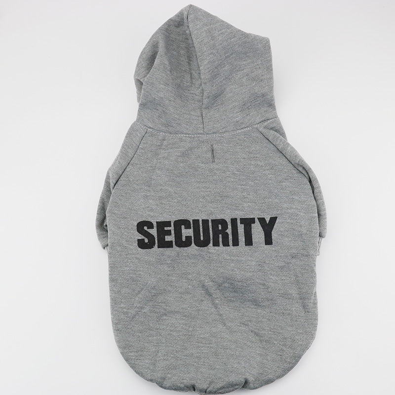 Security Cat Clothes Pet Cat Coats Jacket Hoodies For Cats Outfit Warm Pet Clothing