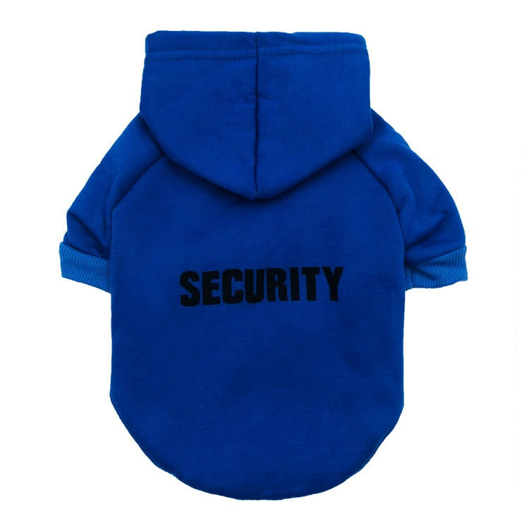Security Cat Clothes Pet Cat Coats Jacket Hoodies For Cats Outfit Warm Pet Clothing