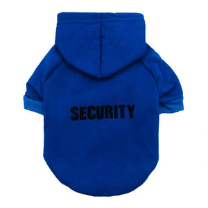 Security Cat Clothes Pet Cat Coats Jacket Hoodies For Cats Outfit Warm Pet Clothing