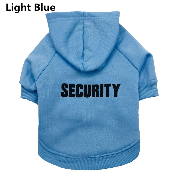 Security Cat Clothes Pet Cat Coats Jacket Hoodies For Cats Outfit Warm Pet Clothing