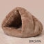 New Pet Dog Cat Cave Bed Basket House Kitten Soft Indoor Cushion