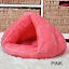 New Pet Dog Cat Cave Bed Basket House Kitten Soft Indoor Cushion