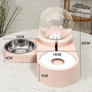 Hoopet Cat Bowl Dog Water Feeder Bowl Cat Kitten Drinking Fountain Food Dish Pet Bowl Goods