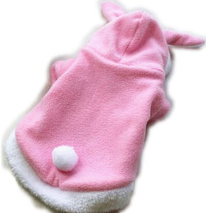 Pet Cat Clothes Costume Clothes For Cute Rabbit Cat Clothing Puppy Fleece Warm Pet